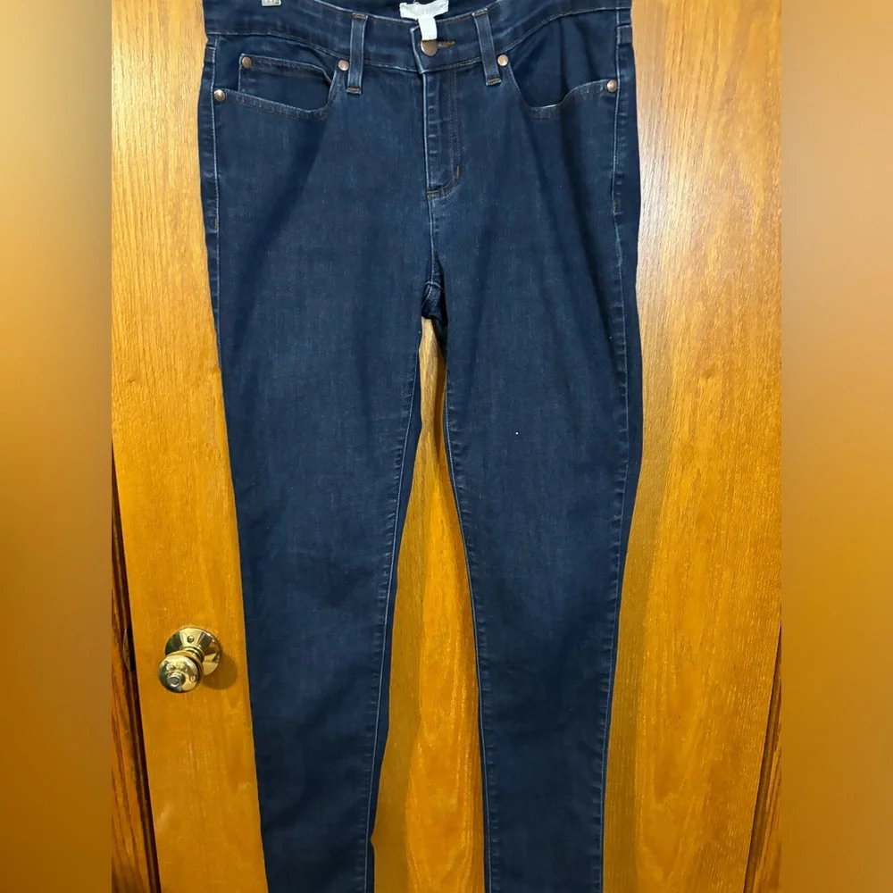 Women's EILEEN FISHER Jeans Dark Blue Size 8 EUC skinny jeans‎